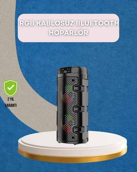 Nevamel USB SD Kart ve AUX Girişli Taşınabilir Hoparlör ürün görseli 1