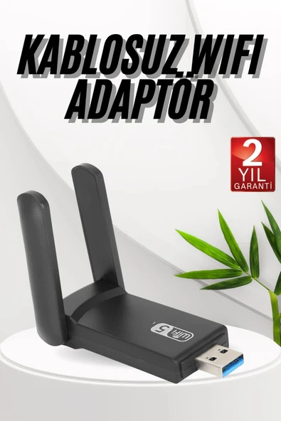 Nevamel Wifi Adaptörü Bt5.0 Wifi 2'si Bir Arada Çift Bantlı Çift Anten ürün görseli 1