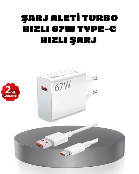 Nevamel 67W Turbo Type-C Hızlı Şarj Adaptörü – Akıllı Koruma Çipli Hızlı Şarj Destekli ürün görseli 1