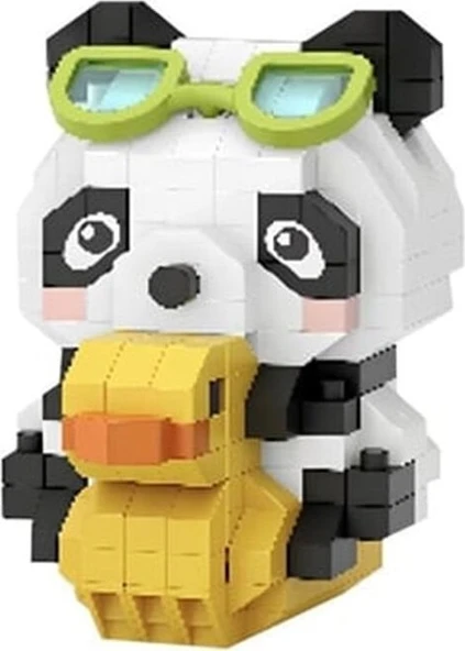 Loz Blok Oyuncak Ördekli Panda 190 Parça Mini Poş Lz-8634 ürün görseli 1
