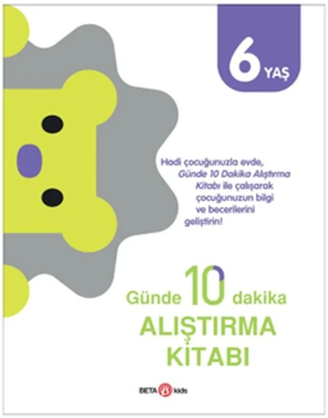Günde 10 Dakika Alıştırma Kitabı 6 Yaş ürün görseli 1