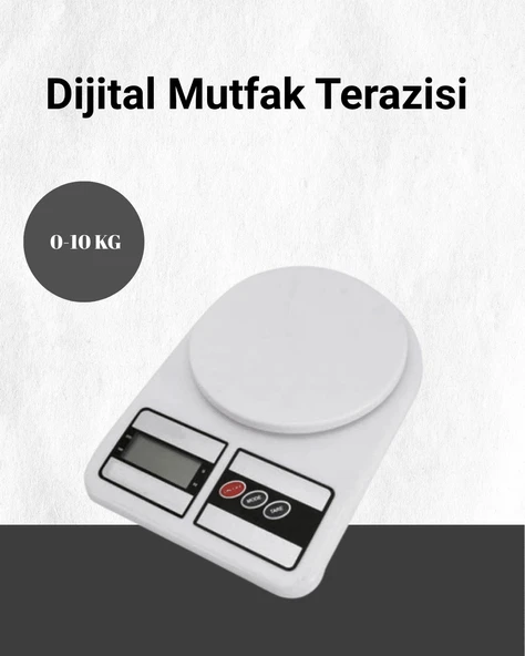 Nevamel Hassas Ölçüm İçin Dijital Mutfak Tartısı – 10 Kg Kapasiteli ürün görseli 1