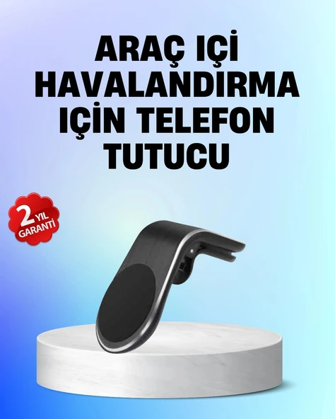 Nevamel Manyetik Araç Telefon Tutucu – 360° Döner Kalorifer Petekli ürün görseli 1