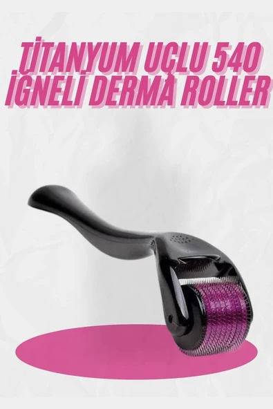 Nevamel Dermaroller Titanyum 540 Iğneli 1 Mm Saç Kaş Sakal Serum Kullanıma Uygun ürün görseli 1
