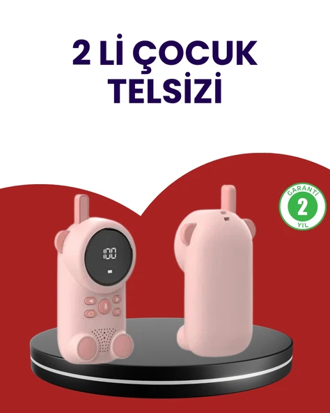 Nevamel Uzun Menzilli Bebek Telsizi – VOX Modlu Renkli LCD Ekranlı ürün görseli 1