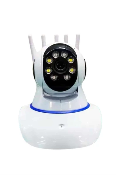 Nevamel LED Aydınlatmalı 5 Antenli Motorlu 1080P Wifi Kamera Sensörlü ürün görseli 1