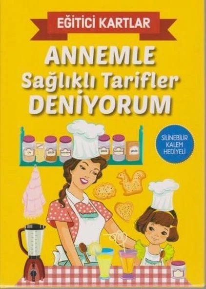Eğitici Kartlar Annemle Sağlıklı Tarifler Deniyorum ürün görseli 1