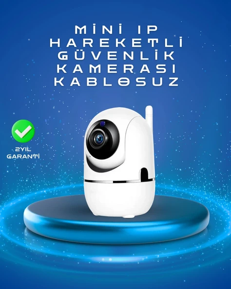 Nevamel® Full HD 1080P Kablosuz Pan & Tilt Güvenlik Kamerası – Hareket Takipli ve İki Yönlü Sesli ürün görseli 1