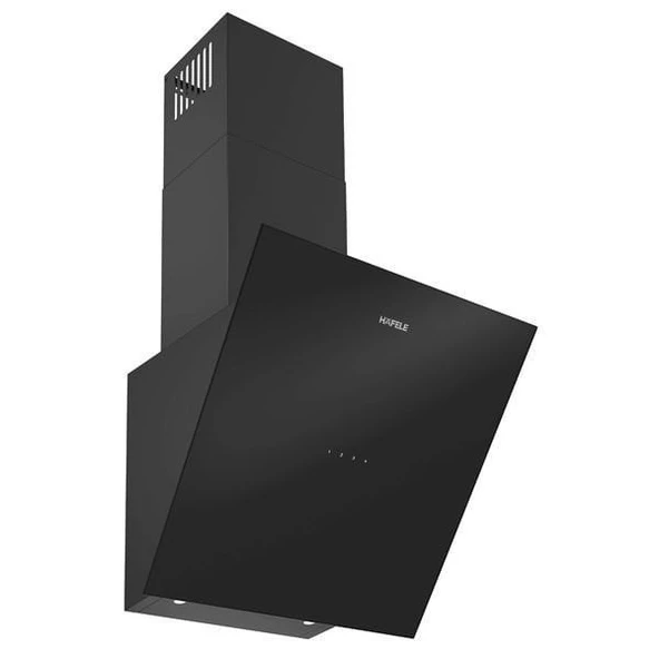 Hafele Vega Açılı Siyah Tek Cam Davlumbaz 45 cm ürün görseli 1