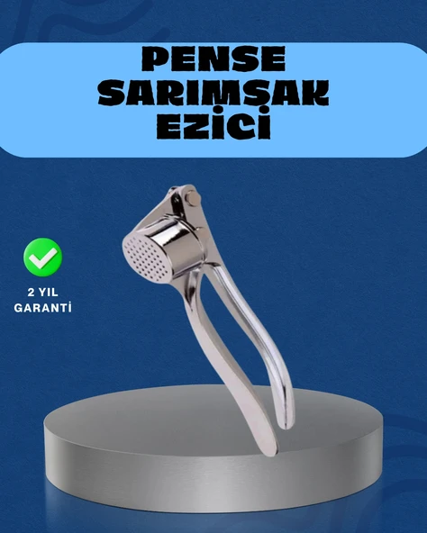 Nevamel® Mutfak Sarımsak Ezici Kaymaz Saplı Güçlü Mekanizma ürün görseli 1