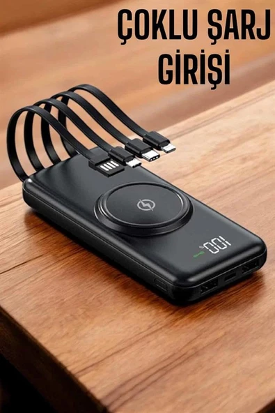 Nevamel® Powerbank Taşınabilir 10.000 Mah Hızlı Şarj Dijital Göstergeli ürün görseli 1