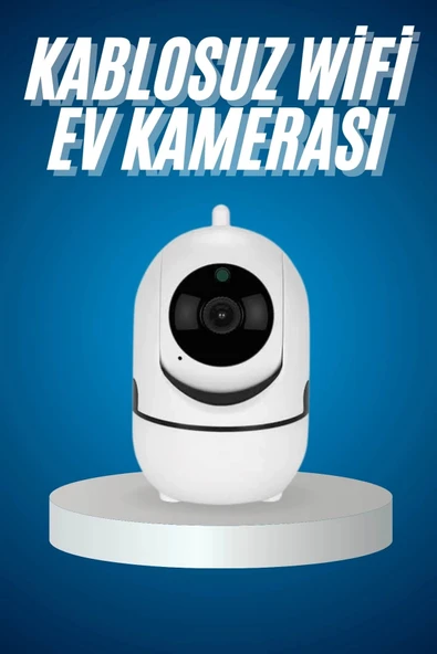 Nevamel® Mini IP Kamera Hareketli Güvenlik Kamerası Kablosuz Wifi Kamera Mikrofonlu ürün görseli 1
