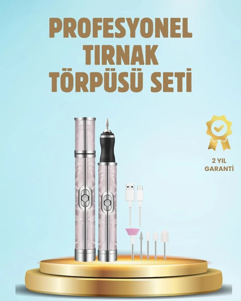 Nevamel® Elektrikli Tırnak Törpüsü Ayarlanabilir Hızlı Manikür Pedikür Cihazı ürün görseli 1