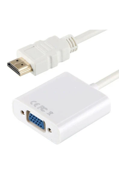 Alfais Zey 4547 HDMI To VGA Çevirici Dönüştürücü Adaptör Monitör Laptop Uydu Kablosu ürün görseli 1