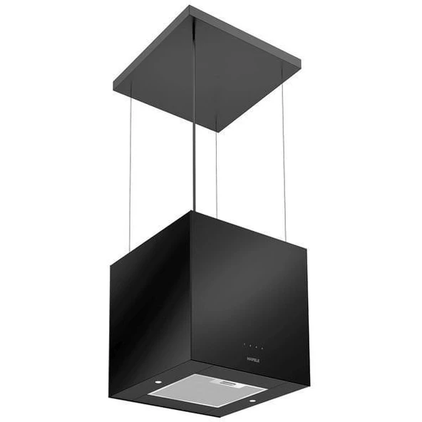 Hafele Polar Abajur Davlumbaz 40 cm Siyah Cam ürün görseli 1