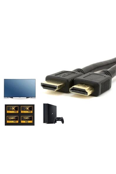 HDMI Standart 1.5 Mt Siyah Kablo ürün görseli 1