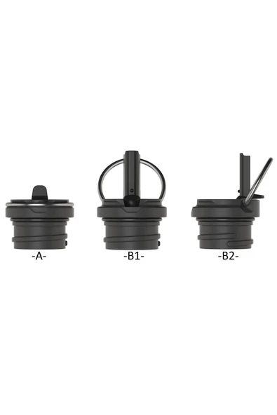 Laken Çelik 18/8 Flow Basic Şişe 1L - Beyaz LKBSF100BL - Resim 2