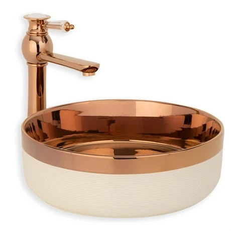 E-4000R Tezgah Üstü Porselen Lavabo ürün görseli 1