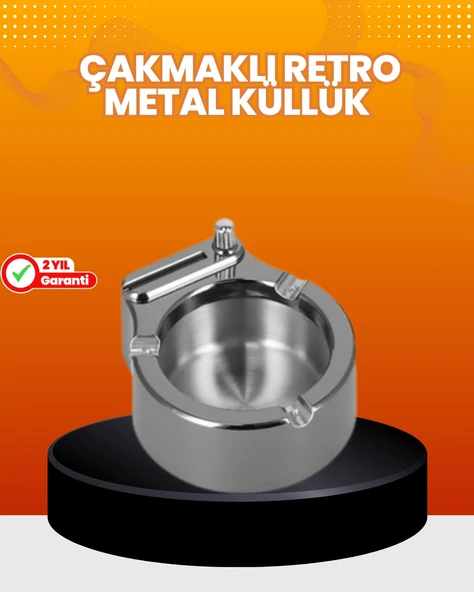 Nevamel® Küllük ve Çakmak Birleşik Set Paslanmaz Çelik Gövde ürün görseli 1
