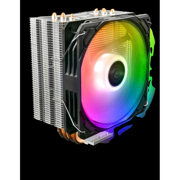 Nevamel® GAMDIAS BOREAS E1-410 ARGB 120mm CPU  Kule Tipi Hava Soğutma Doğrudan Temas Teknolojisine Sahip 4 adet Gelişmiş ürün görseli 1