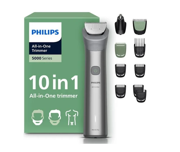 Philips MG5922/15 Erkek Bakım Seti 10'u 1 Arada Saç & Sakal & Vücut Şekillendirici ürün görseli 1