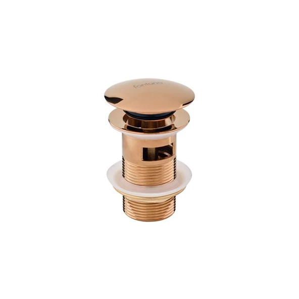 DR-03 Rose Gold Sifon Üst Takımı (Tahliye Delikli) ürün görseli 1