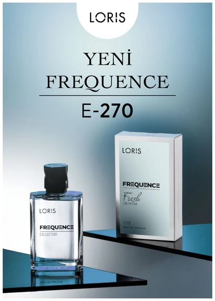 E-270 Frequence Erkek Parfüm 50 ML - Resim 4