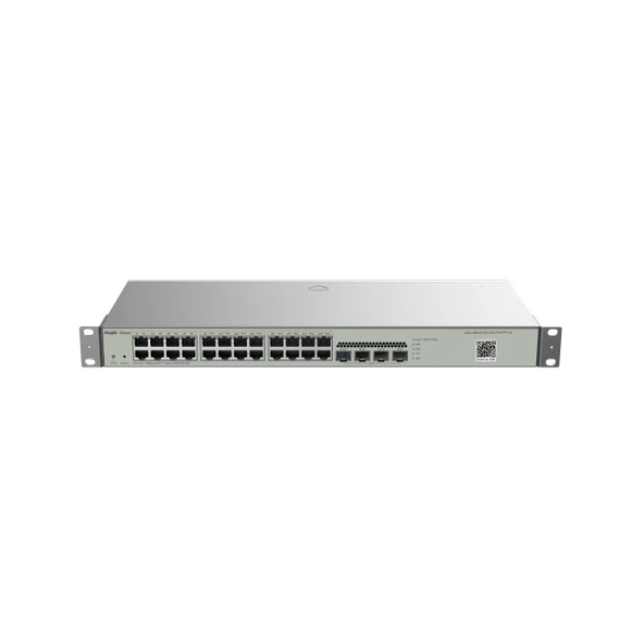 Ruijie Reyee RG-NBS3100-24GT4SFP-P-V2 24 Port 10/100/1000 Mbps Gigabit PoE Switch ürün görseli 1