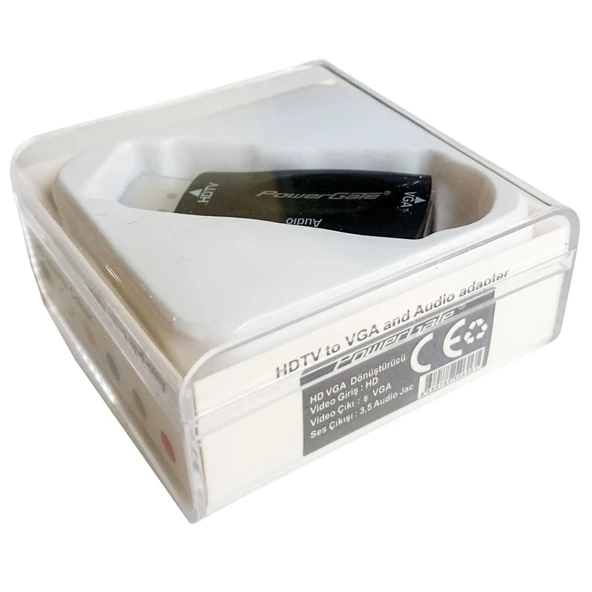 Nevamel® POWERGATE PG-HTV01 HDMI To VGA Çevirici Adaptör(1923) ürün görseli 1