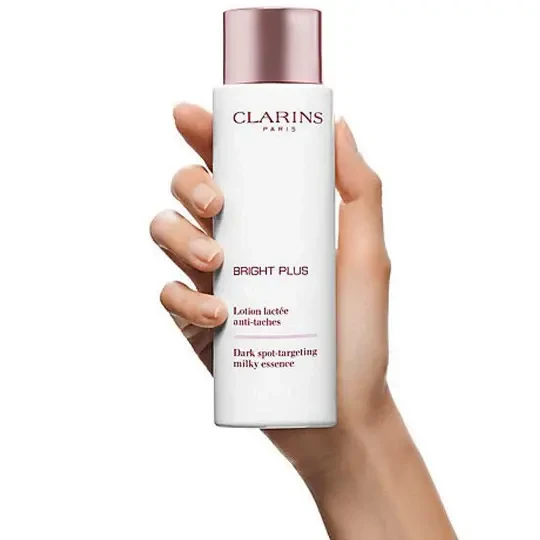 Clarins Bright Plus Milky Essence Losyon 200 ml - Resim 2