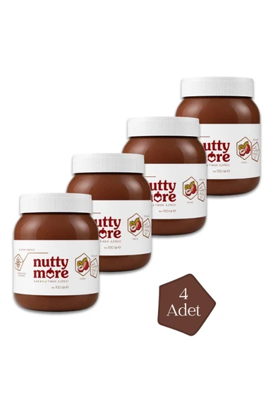 Nuttymore Kakaolu Fındık Ezmesi %13 700 gr x 4 Adet ürün görseli 1