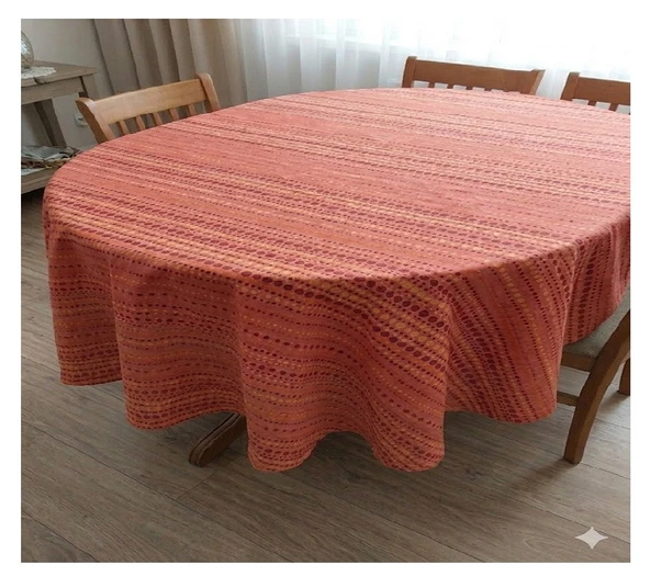 Jakar Saten Oval Masa Örtüsü - Resim 2