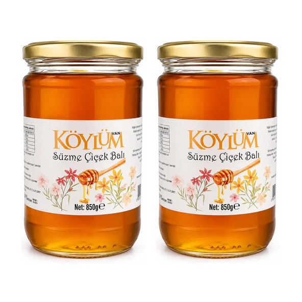 Van Köylüm Çiçek Balı 850 gr x 2 Adet ürün görseli 1