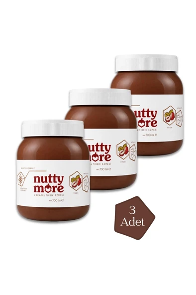 Nuttymore Kakaolu Fındık Ezmesi %13 700 gr x 3 Adet ürün görseli 1