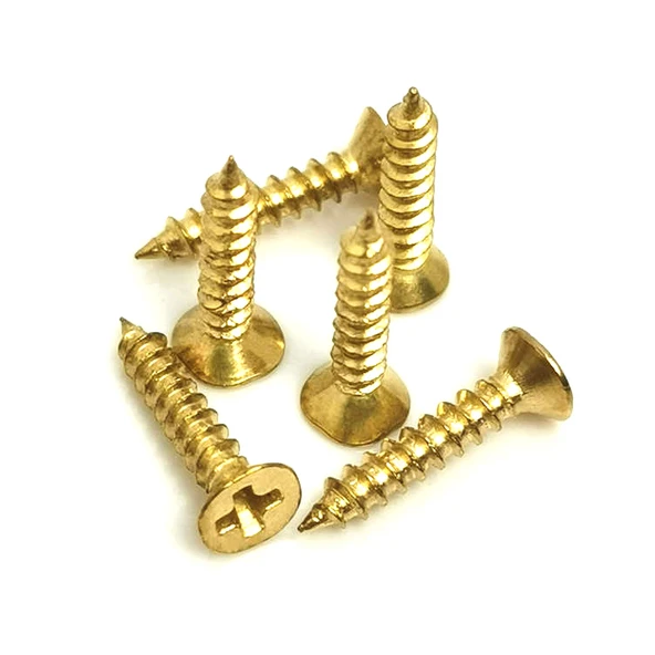 Klips, Menteşe, Ayak, Ağaç, Sunta Vidası 3X13 Mm - Sarı 100 Adet ürün görseli 1