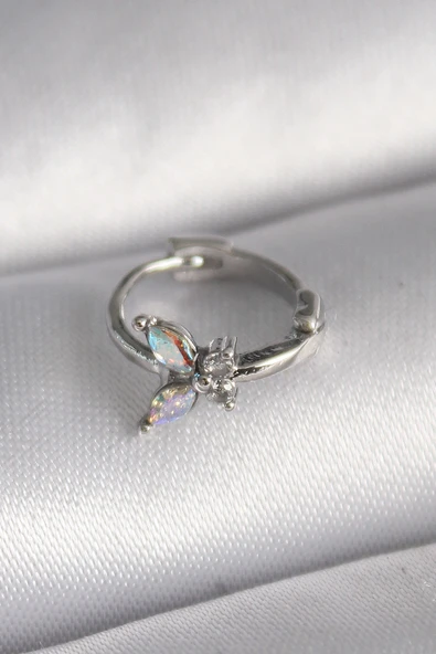 316L Çelik Gümüş Renk Zirkon Taşlı Model Tragus Piercing - Tj-Pr1327 ürün görseli 1