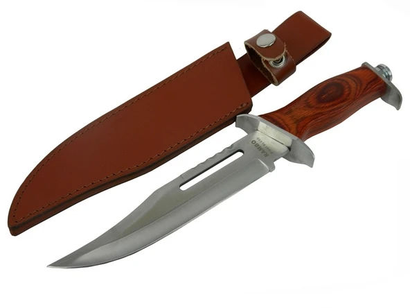 111 Bıçağı 32 Cm - Ahşap Metal Saplı, Perçinli ürün görseli 1