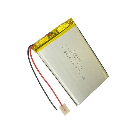 605080 3.7V 3000 Mah Li-Polymer Pil (Devreli/1.5A) ürün görseli 1