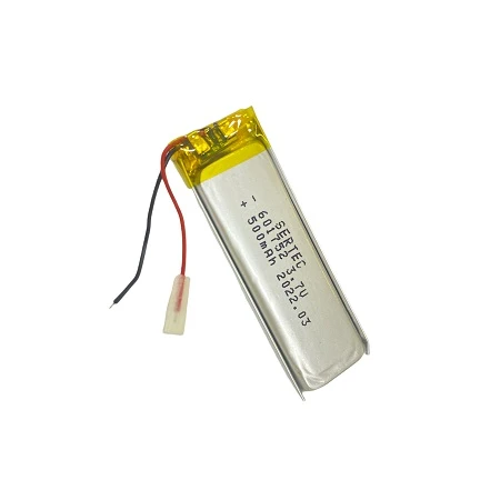 601752 3.7V 500 Mah Li-Polymer Pil (Devreli/1.5A) ürün görseli 1
