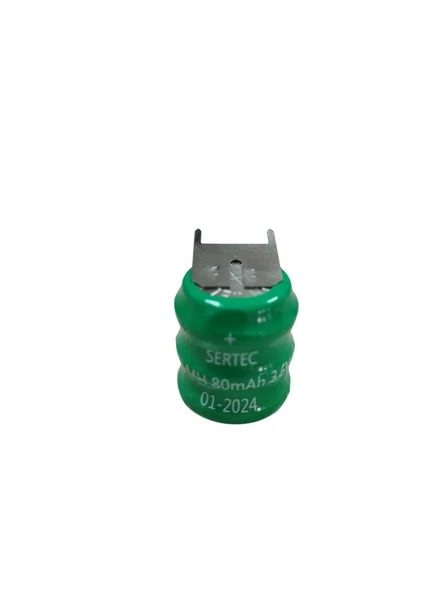 3.6V 3S1P 80 Mah 3 Pin Ni-Mh Buton Pil ürün görseli 1