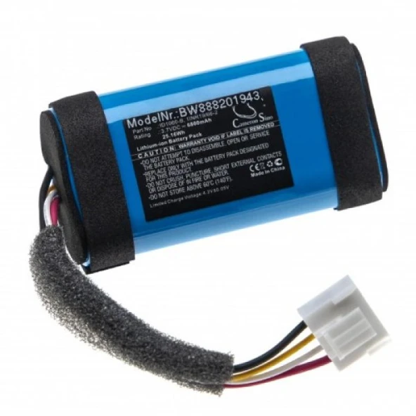 Flip 5 Uyumlu 3.7V 6800 Mah Soketli Batarya ürün görseli 1