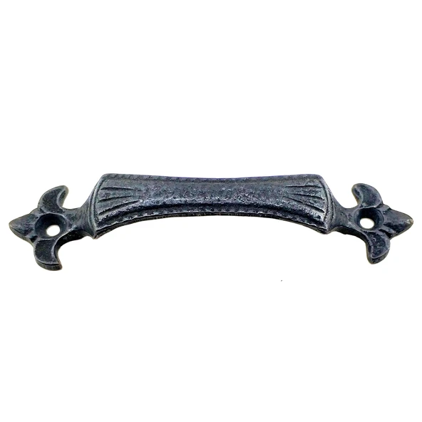 Antika Tarz Dekoratif Pirinç Lale Mobilya Kulbu - 27X115 Mm, Oksit ürün görseli 1