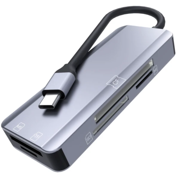 Zr791 Nk-3044 Type-C 5 İn 1 Card Reader ürün görseli 1