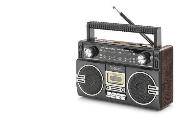 Bluetooth Nostaljik Fm Radyo Usb Tf Aux Taşınabilir Hoparlör - Kahverengi Fx2509B ürün görseli 1