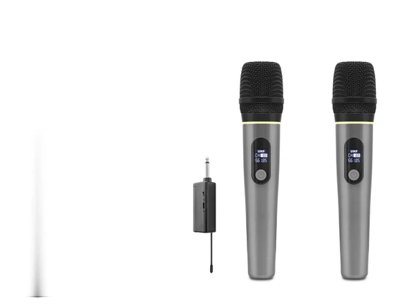 Profesyonel Kablosuz Uhf 2 Mikrofonlu Set 6.35 Mm - Gri Hdx2791G ürün görseli 1