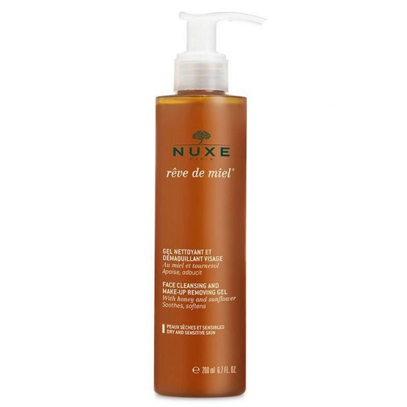 Nuxe Reve de Miel Gel Nettoyant et Demaquillant Visage 200ml ürün görseli 1
