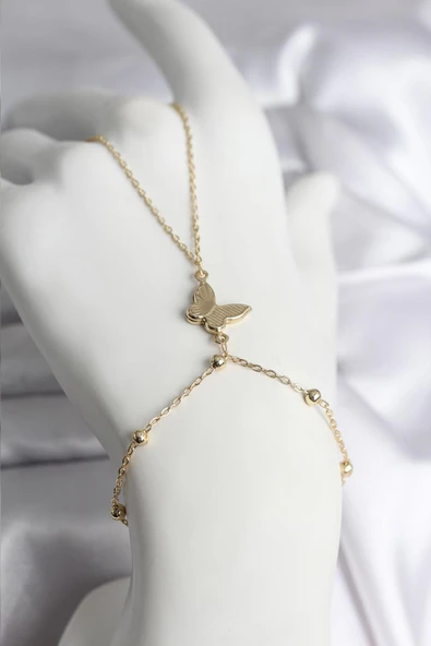 316L Çelik Gold Renk Model Kadın Şahmeran Tj-Sn740 ürün görseli 1