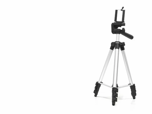 Telefon Tripodu Ayarlanabilir Başlıklı 100 Cm - Gümüş Hdx3110 ürün görseli 1