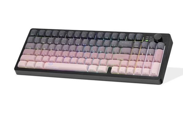 Tri Mode Klavye Rgb Sessiz 95 Tuş Pembe G518Yp ürün görseli 1