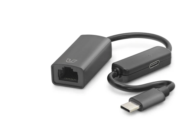 Type C Usb 2.0 Ethernet Adaptör 10/100 Mbps Pd Güç Destekli Siyah L118 ürün görseli 1
